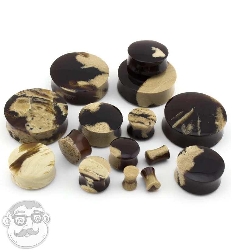 Zebra Amber Plugs - Mrs Treak