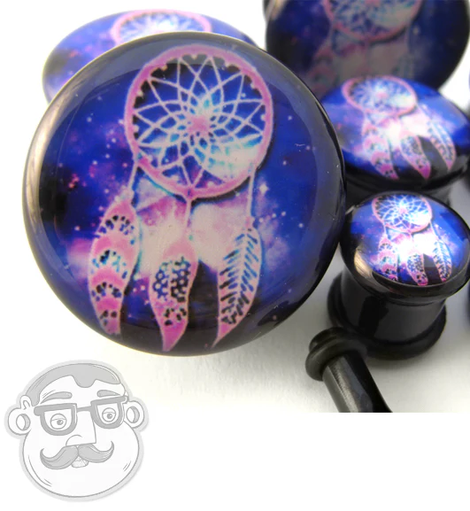Dreamcatcher Galaxy Plugs - Single Flare - Mrs Treak