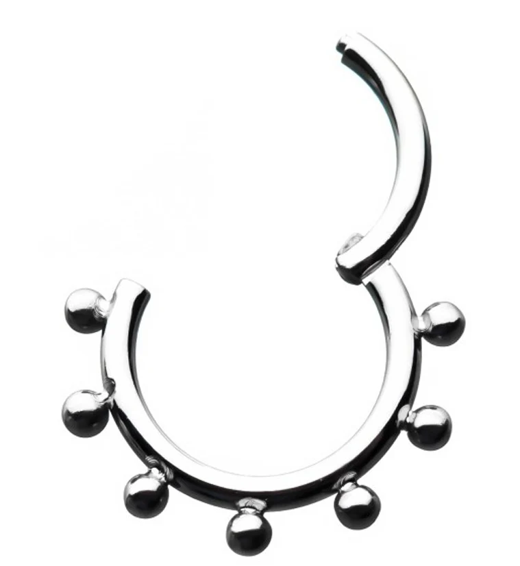 Extrinsic Titanium Hinged Segment Ring - Mrs Treak