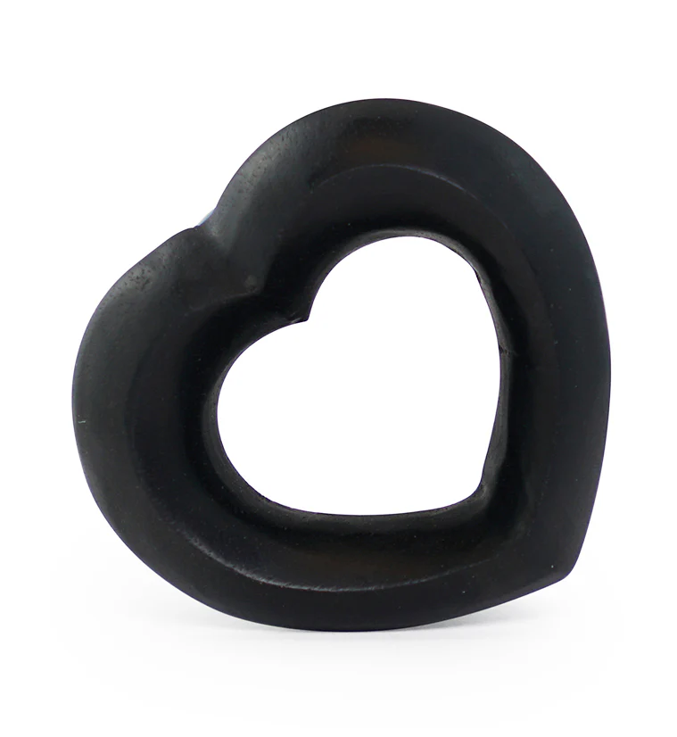 Heart Flare Areng Wood Tunnels - Mrs Treak