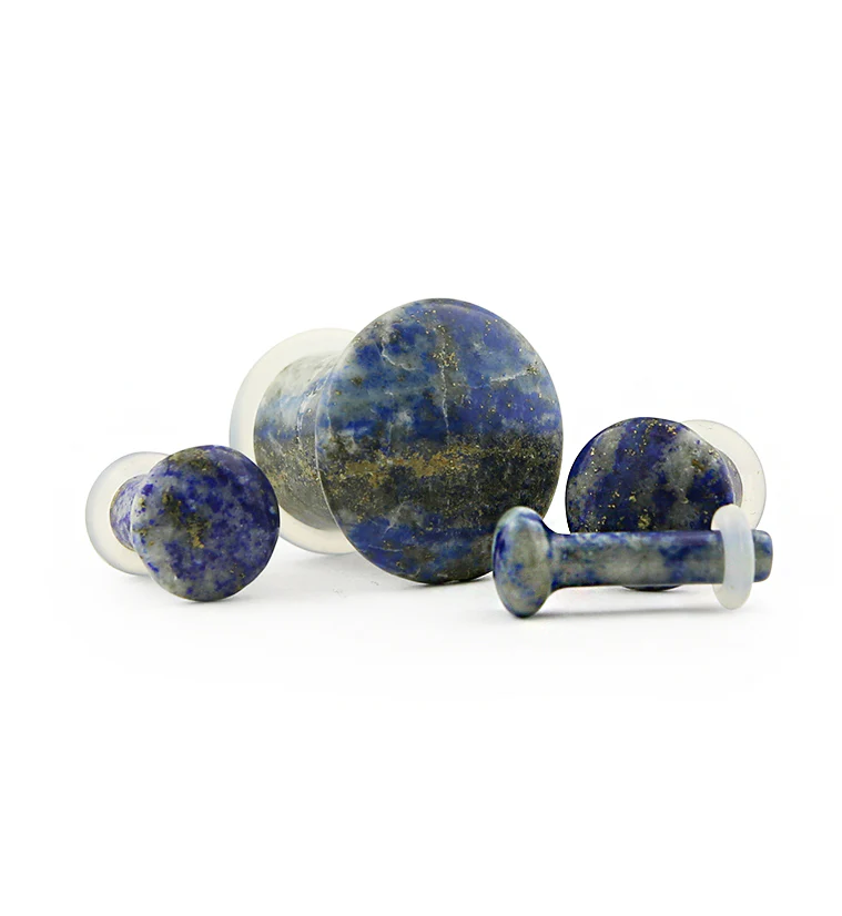 Lapis Lazuli Stone Plugs - Single Flare - Mrs Treak