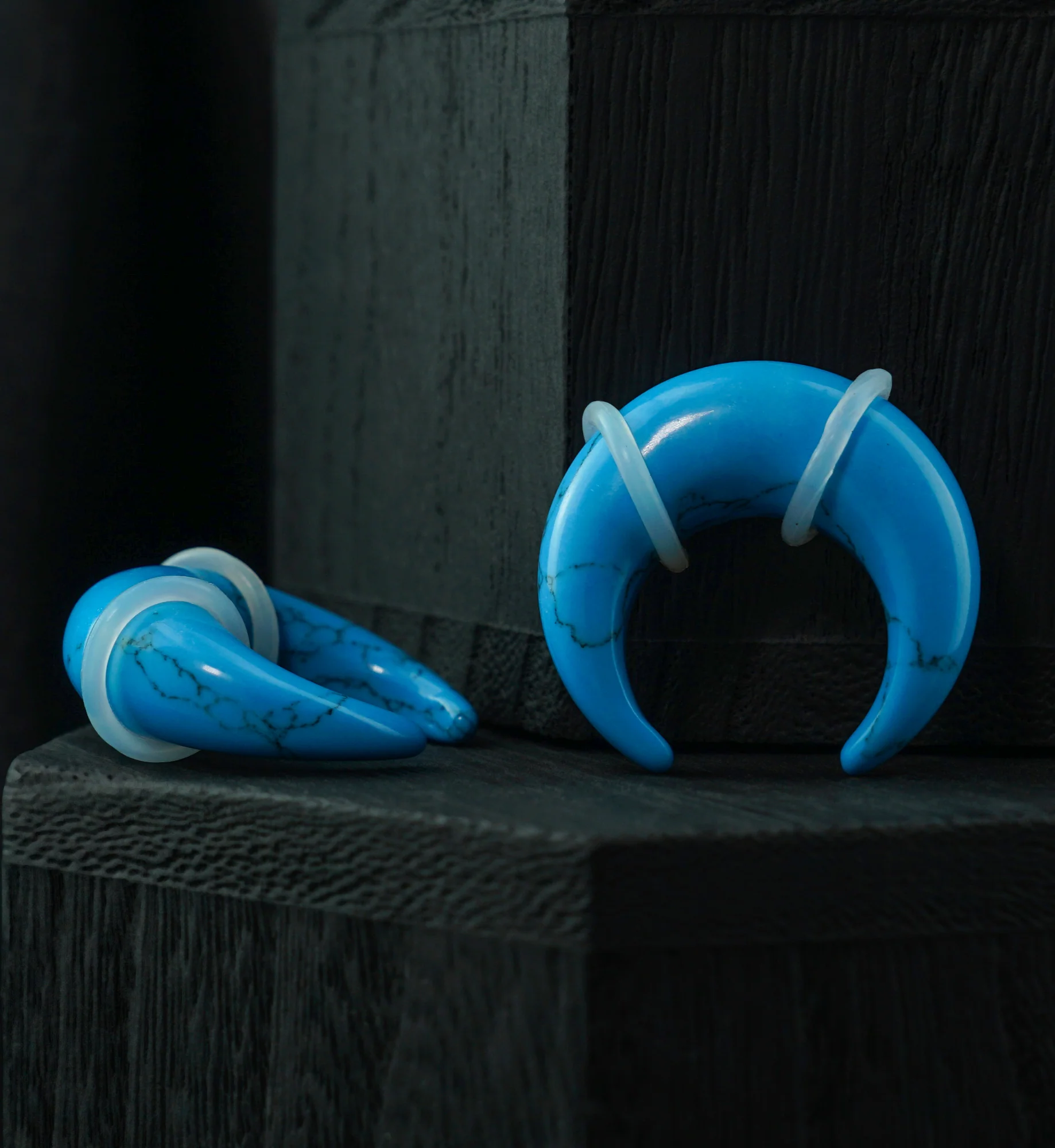 Turquoise Howlite Stone Pinchers - Mrs Treak