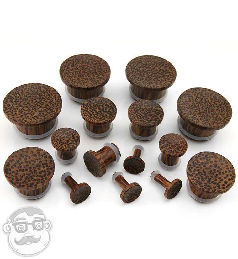 Single Flare Coconut Wood Plugs - Mrs Treak