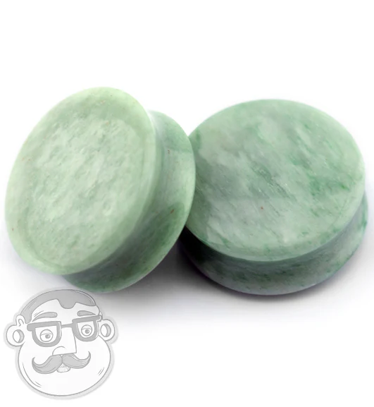 Grade B Amazonite Stone Plugs - Mrs Treak