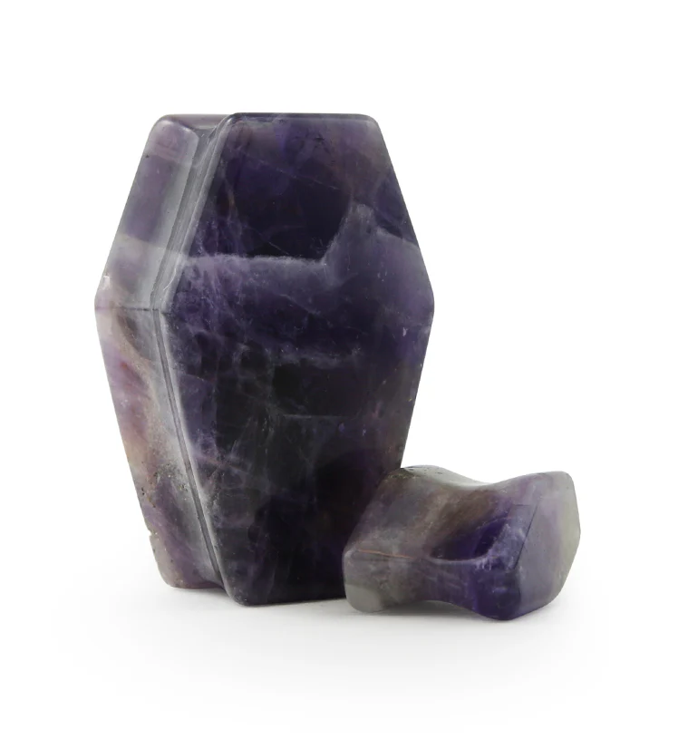 Amethyst Stone Coffin Plugs - Mrs Treak