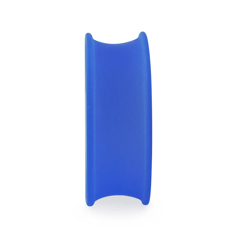 Blue Silicone Ear Skins Tunnels - Mrs Treak