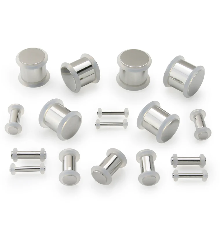 Stainless Steel No Flare Plugs - Mrs Treak