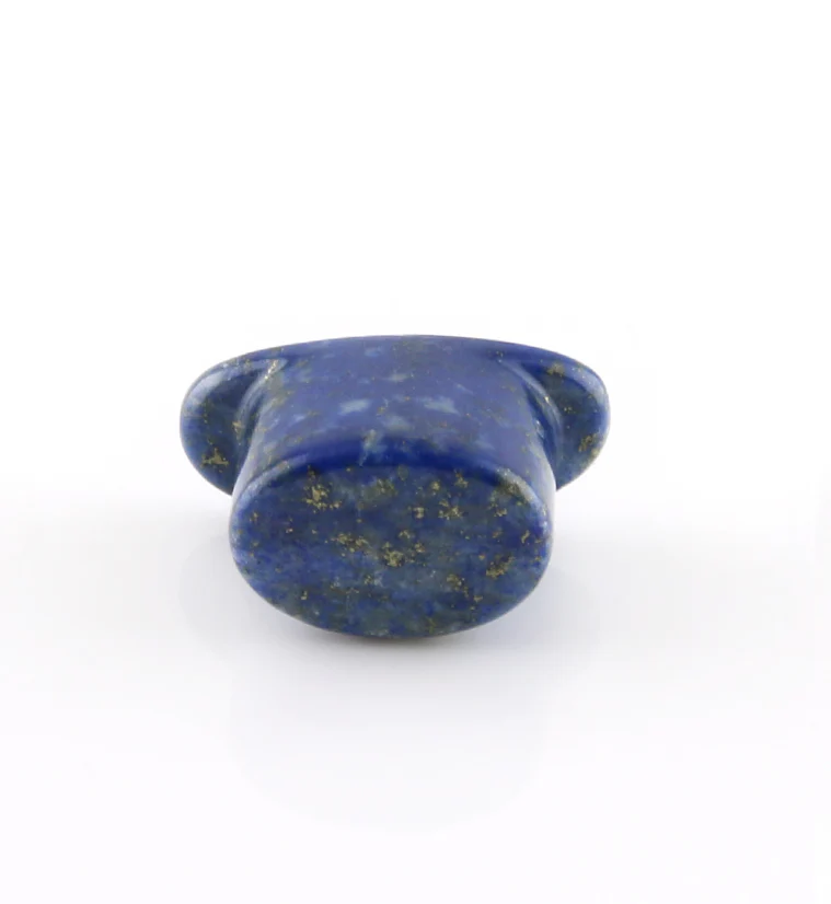 Lapis Lazuli Stone Oval Labret Plug - Mrs Treak