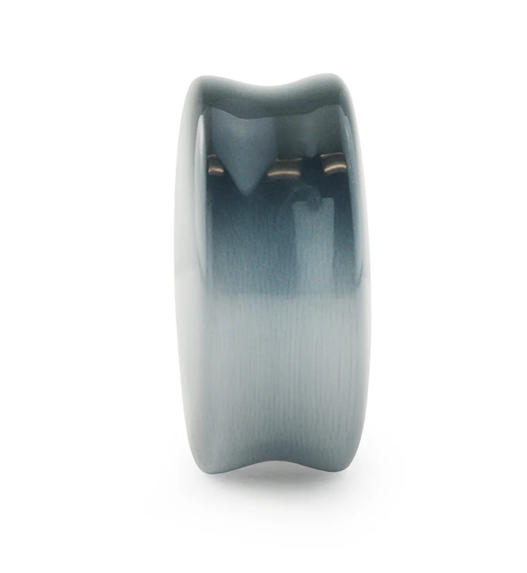 Grey Cat's Eye Glass Plugs - Mrs Treak