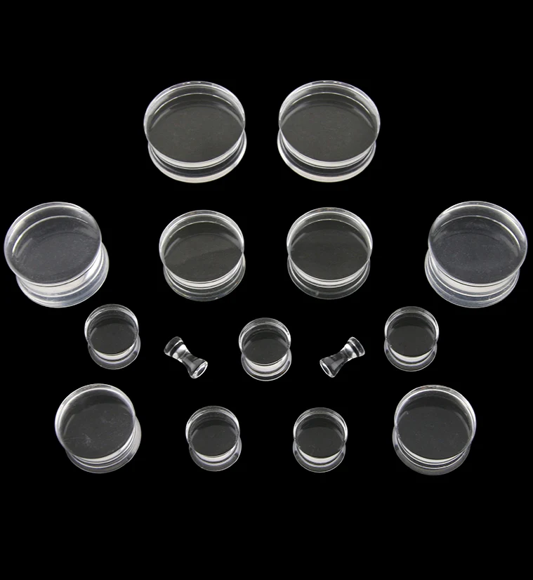 Clear Acrylic Plugs - Mrs Treak