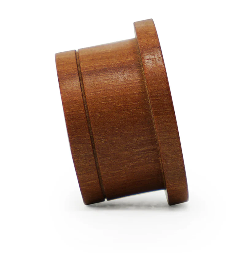 Single Flare Saba Wood Tunnels with Sono Inlay - Mrs Treak