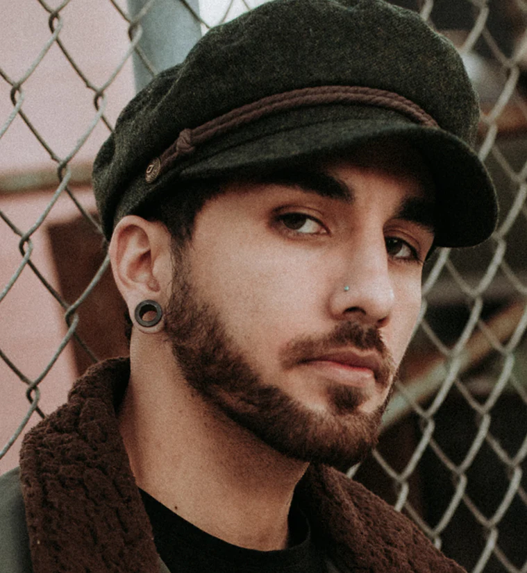 Black Stainless Steel Screw On Ear Tunnels - Mrs Treak