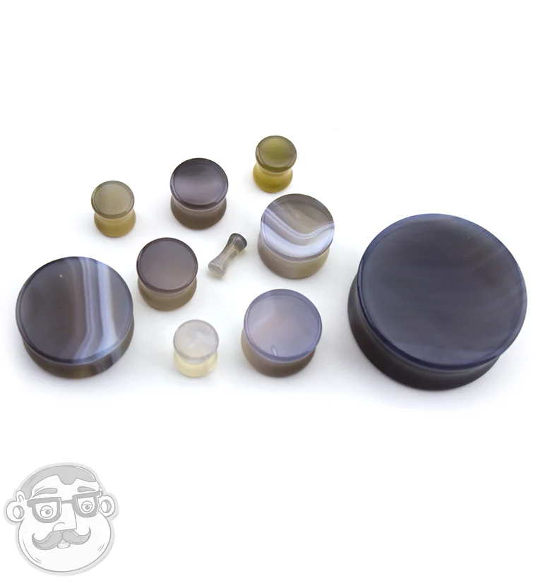 Agate Stone Plugs - Mrs Treak