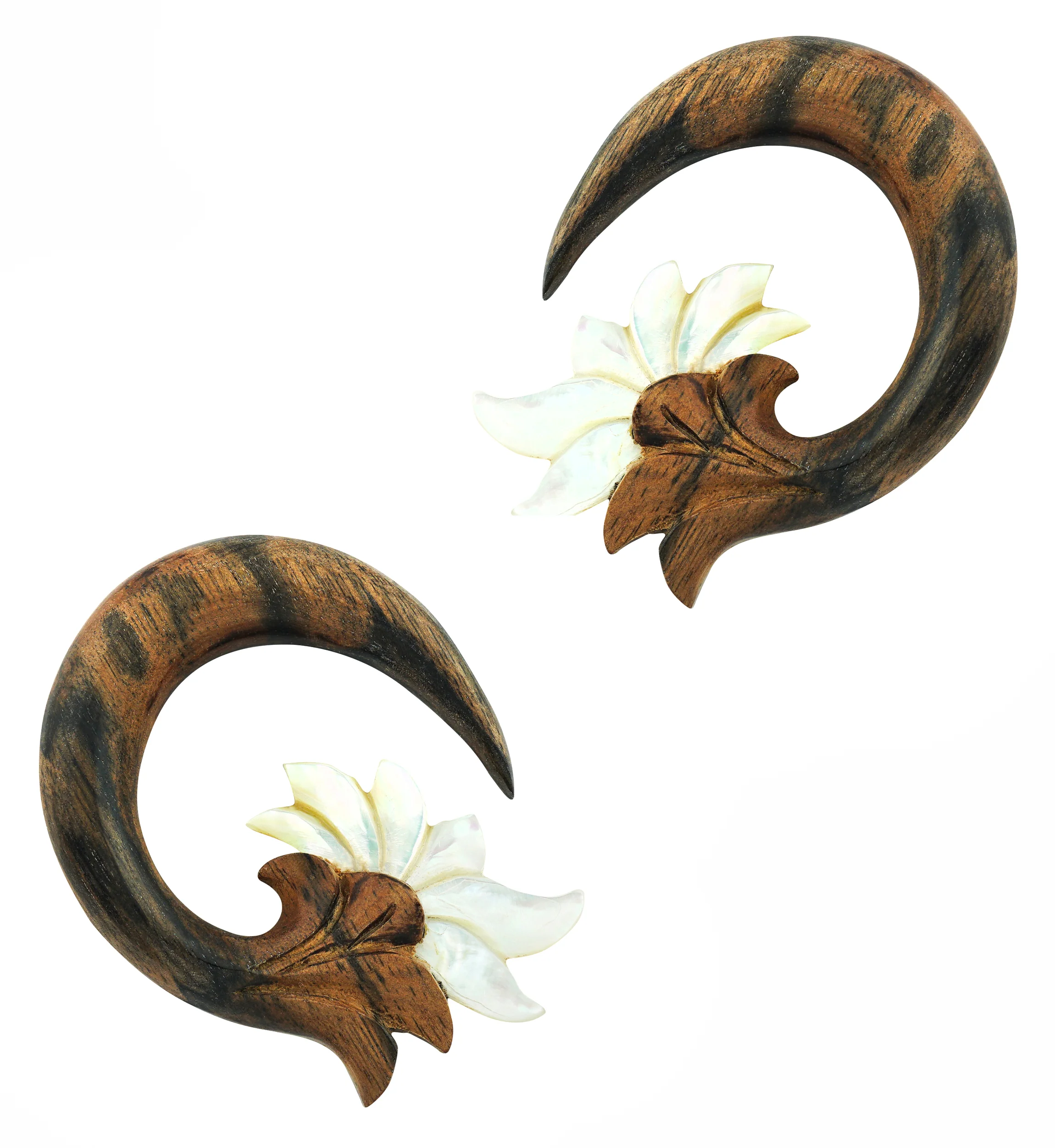 MOP Filigree Wooden Spiral Hangers - Mrs Treak