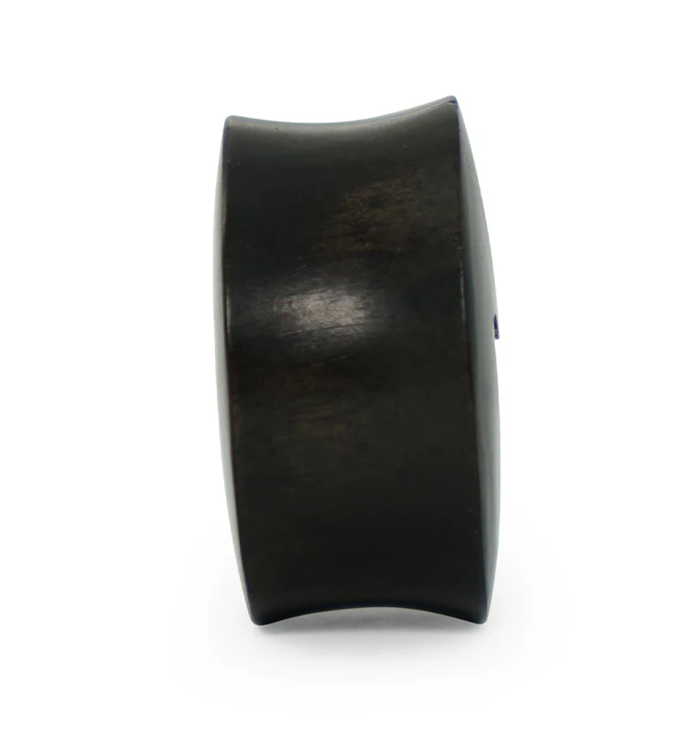 Hamsa Hand MOP Inlay Sono Wood Plugs - Mrs Treak