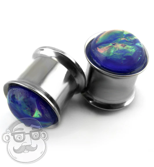 Nebula Foil Stainless Steel Plugs - Mrs Treak