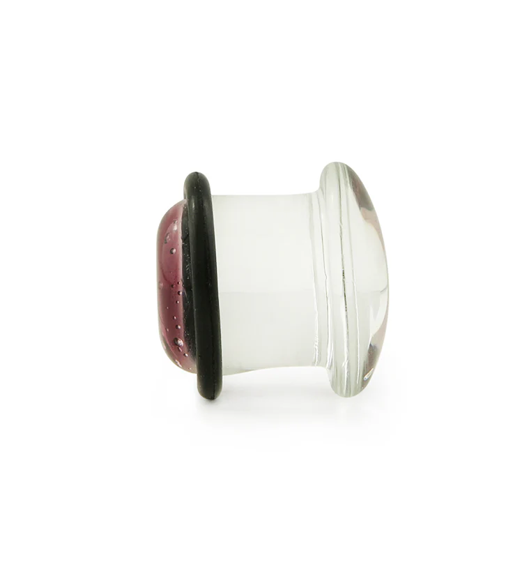 Purple Single Flare Glass Plugs - Mrs Treak