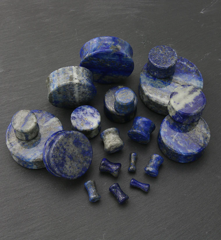 Lapis Lazuli Stone Plugs - Mrs Treak