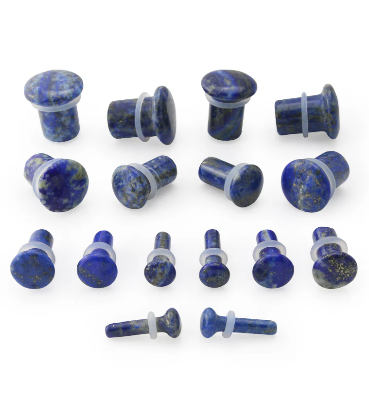 Lapis Lazuli Stone Plugs - Single Flare - Mrs Treak