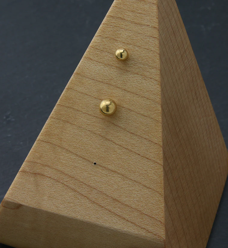 Gold PVD Ball Titanium Threadless Top - Mrs Treak