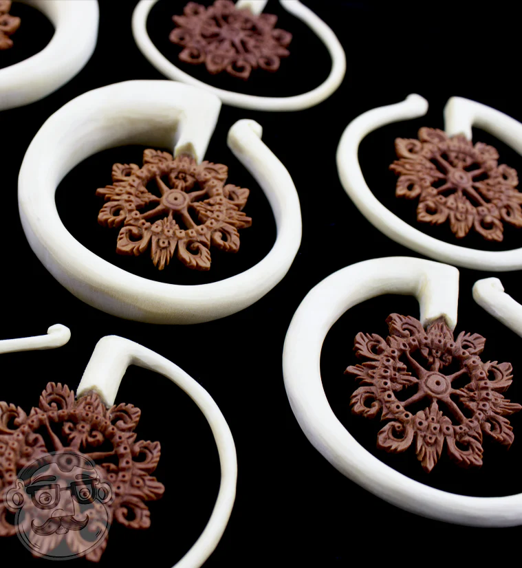 Lineal Flare Double Wood Hangers - Mrs Treak