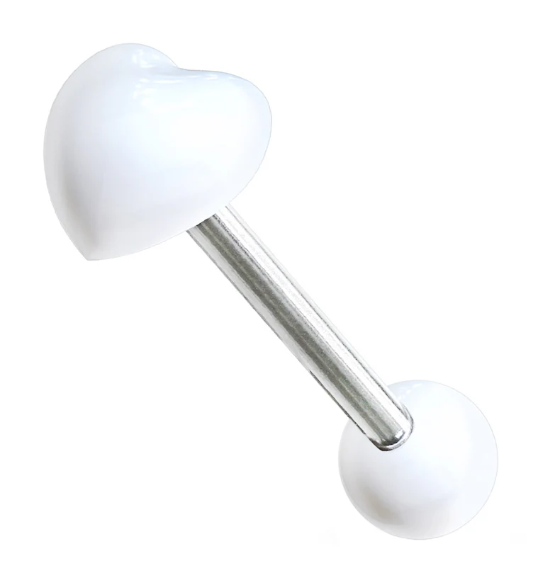 Heart Tongue Ring - Mrs Treak