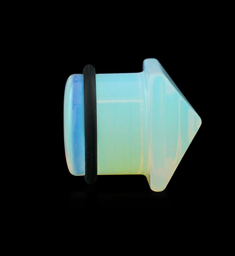 Opalite Glass Squared Plugs - Mrs Treak