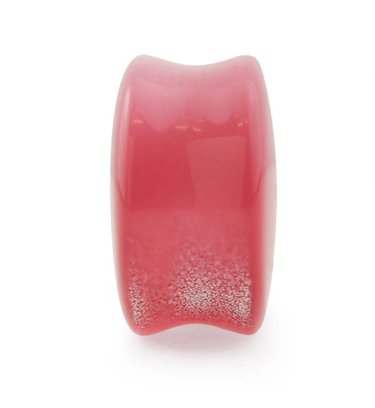 Pink Cat's Eye Glass Plugs - Mrs Treak