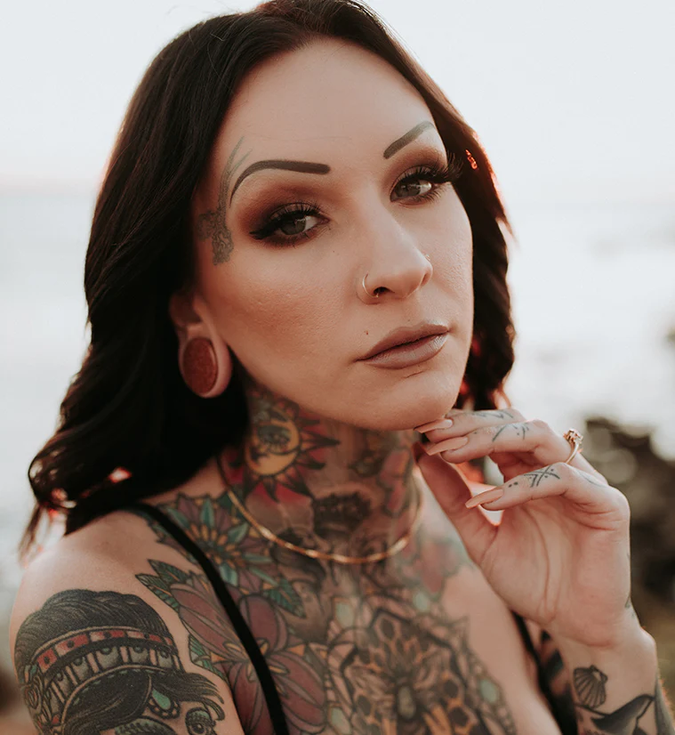 Goldstone Glass Plugs - Mrs Treak