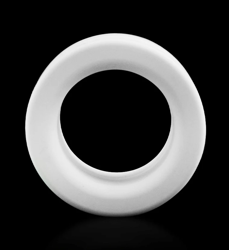 Kaos White Silicone Tunnels - Mrs Treak