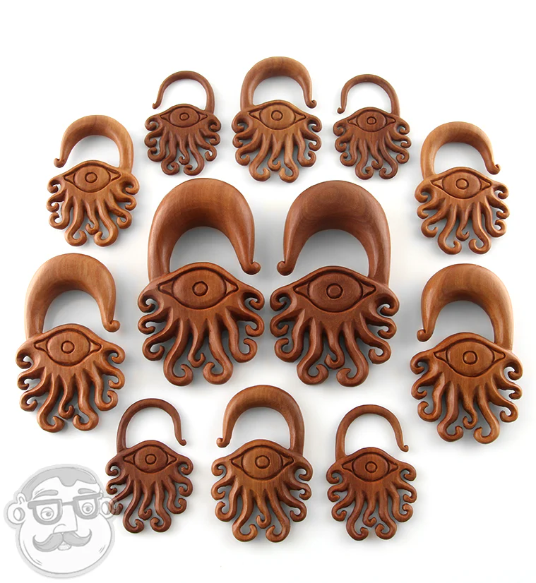 Ocular Wooden Spiral Hangers - Mrs Treak
