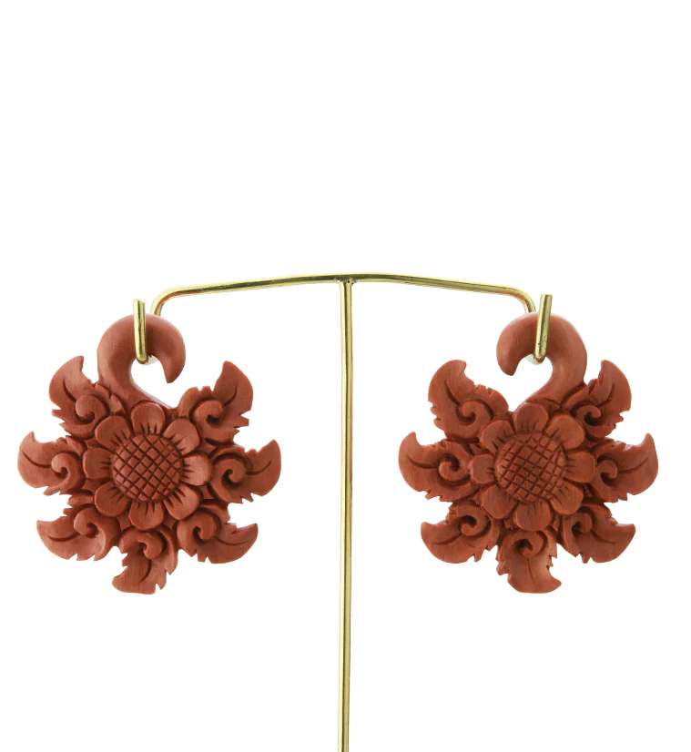 Tribal Flower Wooden Hangers - Mrs Treak