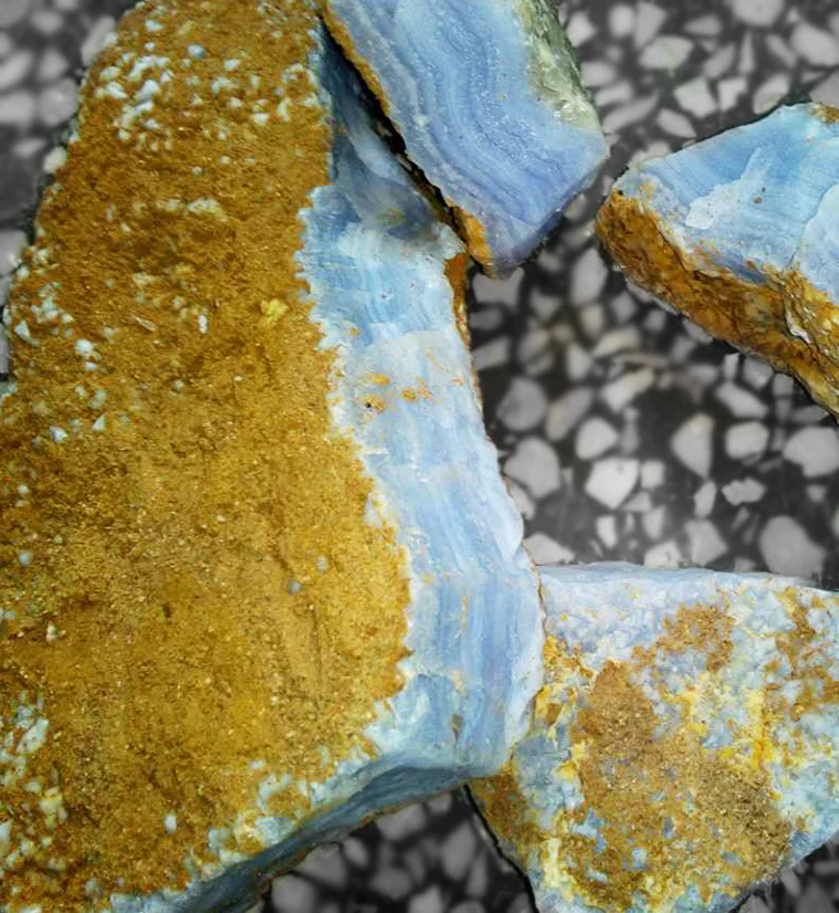 Blue Lace Agate Stone Plugs - Mrs Treak