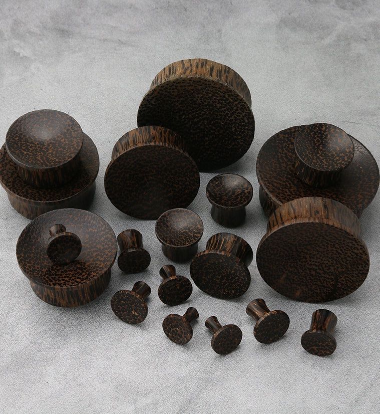 Palm Wood Mayan Flare Plugs - Mrs Treak