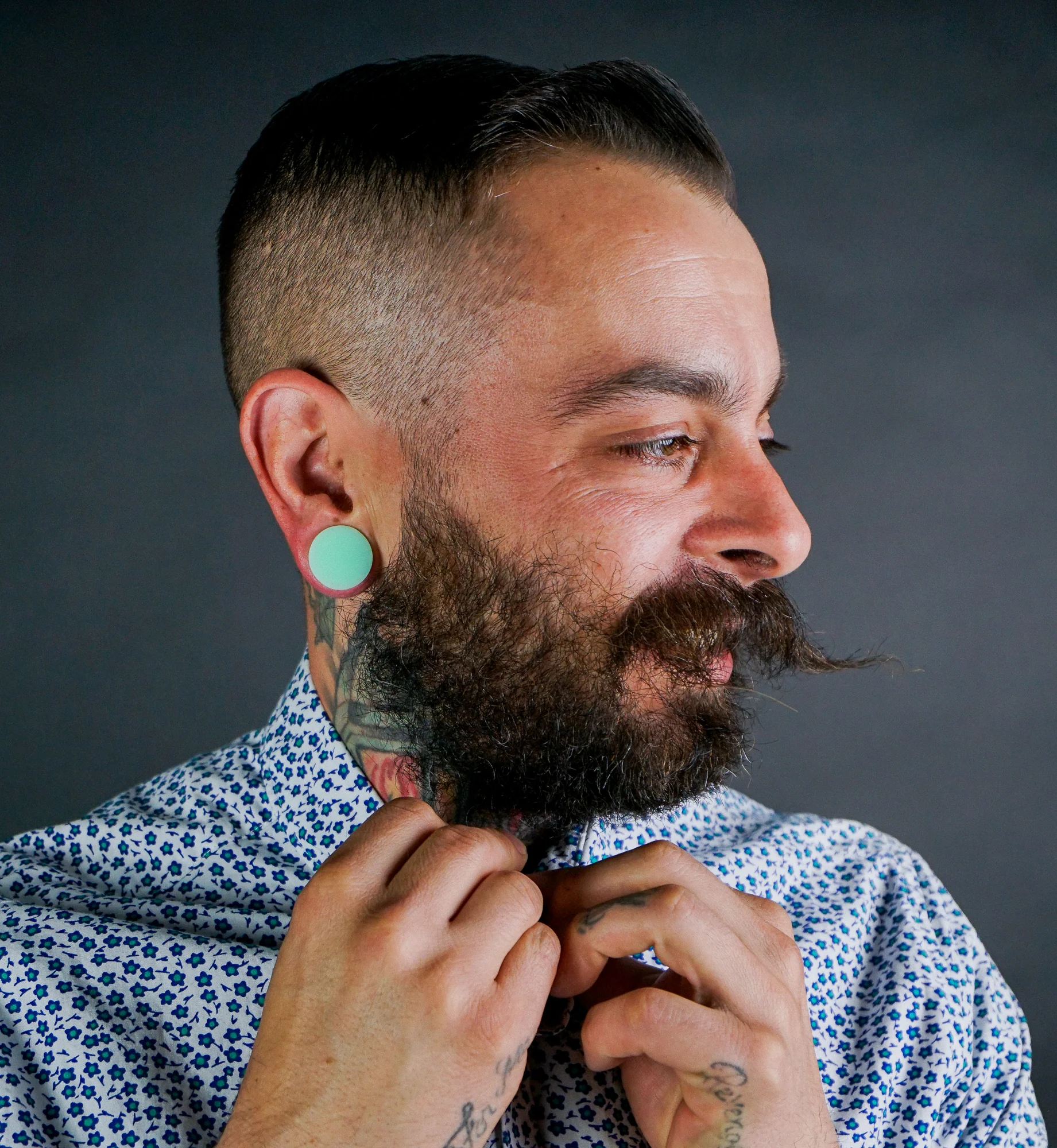 Double Flare Matte Mint Green Silicone Plugs - Mrs Treak