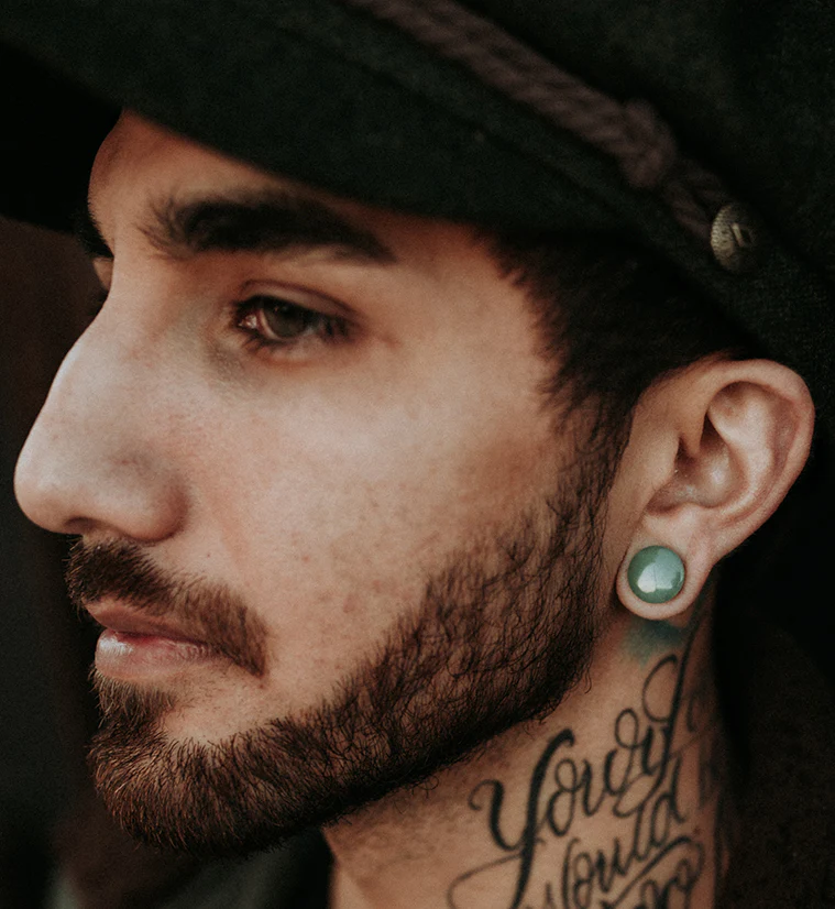 Aventurine Green Stone Plugs - Mrs Treak