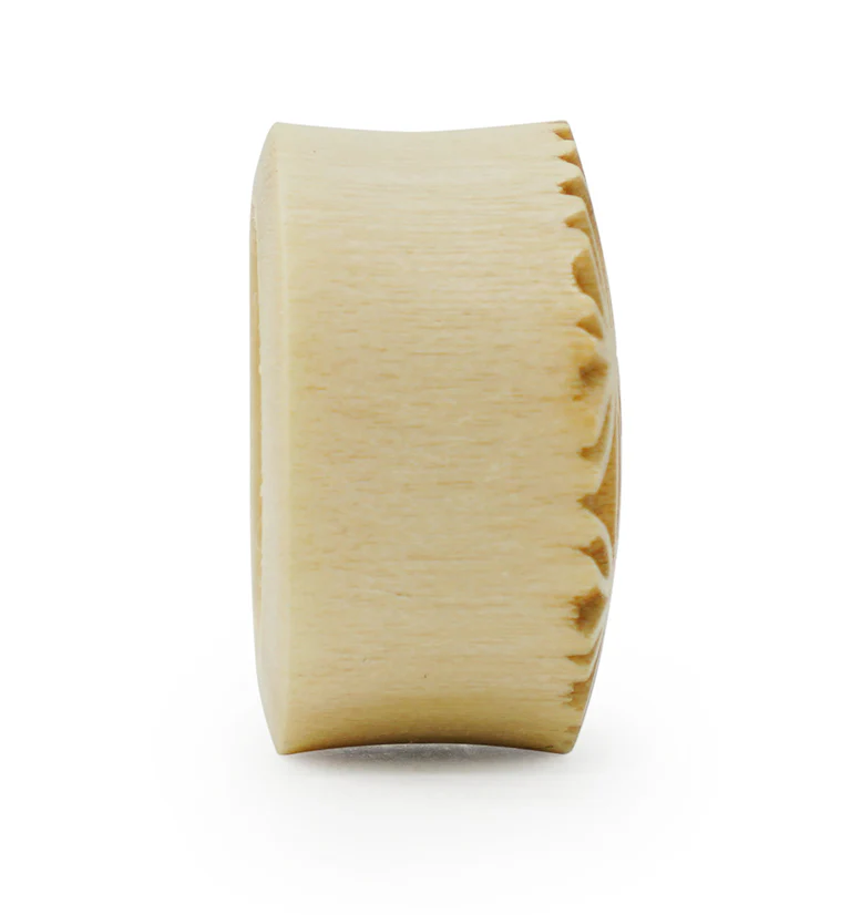 Flower of Life Engraved Wooden Tunnels - Mrs Treak