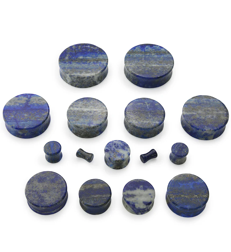 Lapis Lazuli Stone Plugs - Mrs Treak