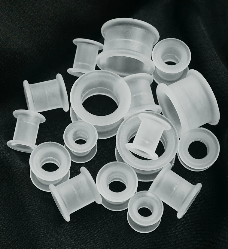 Kaos Clear Silicone Tunnels - Mrs Treak