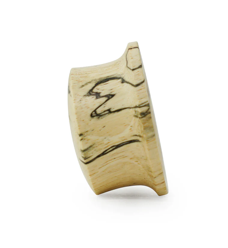 Tamarind Wood Mayan Flare Tunnel Plugs - Mrs Treak