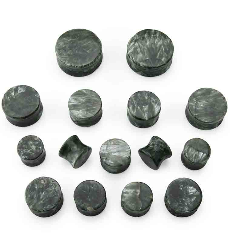Seraphinite Stone Plugs - Mrs Treak