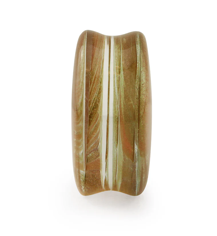 Golden Glitz Glass Plugs - Mrs Treak