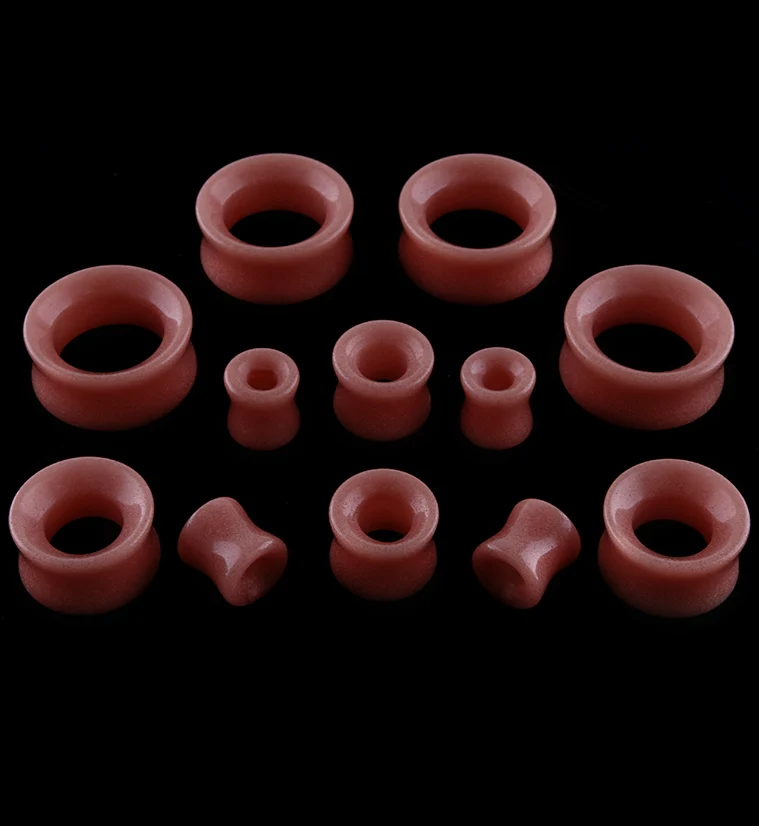 Coral Glow in the Dark Glass Tunnels - Mrs Treak