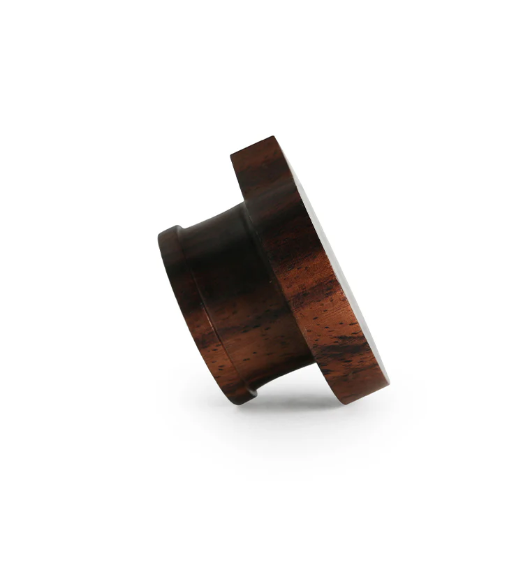 Carved Cat Face Sono Wood Plugs - Mrs Treak