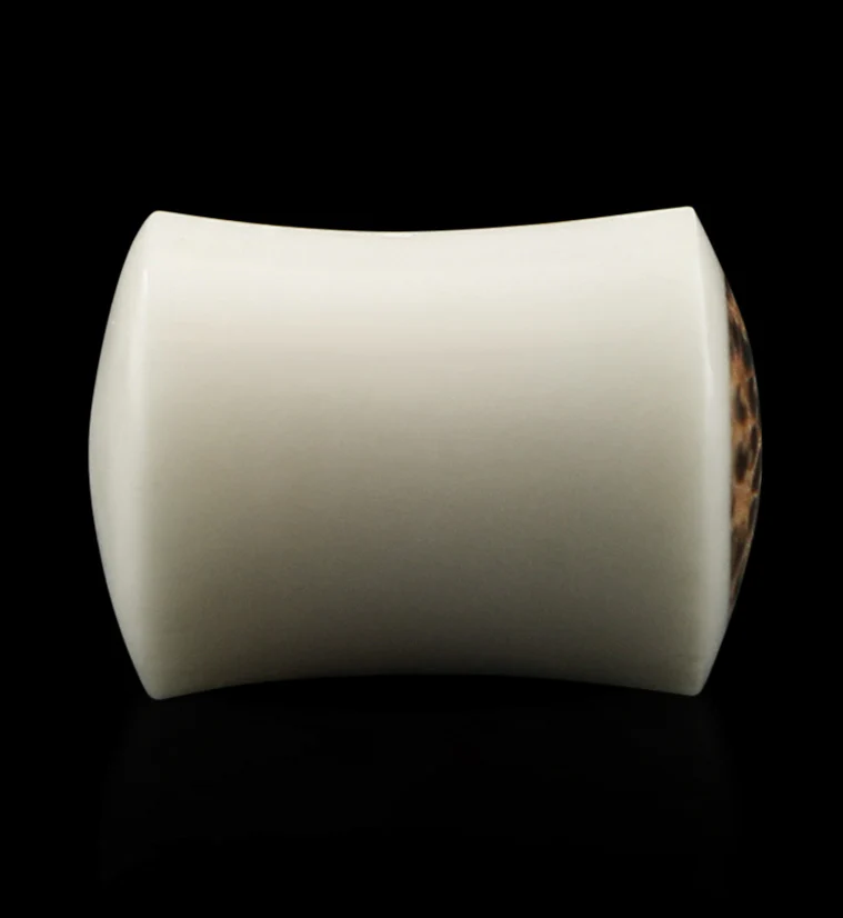 Bone Plugs with Coconut Wood Inlay - Mrs Treak