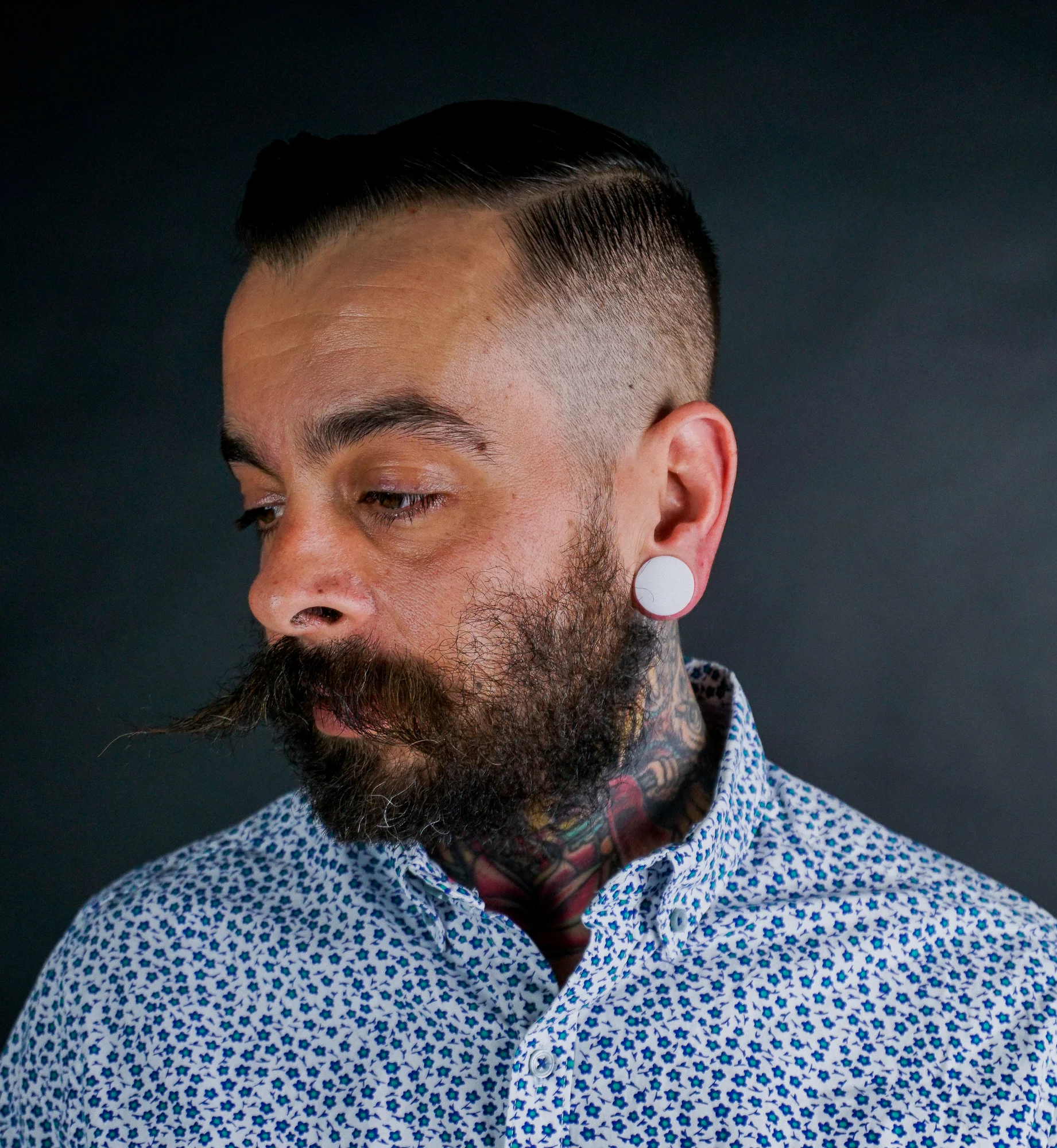 Double Flare Matte White Silicone Plugs - Mrs Treak