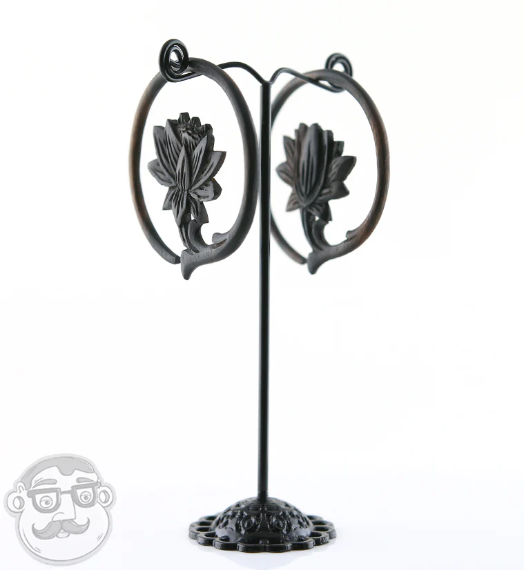 Wooden Water Lily Hoops - Mrs Treak