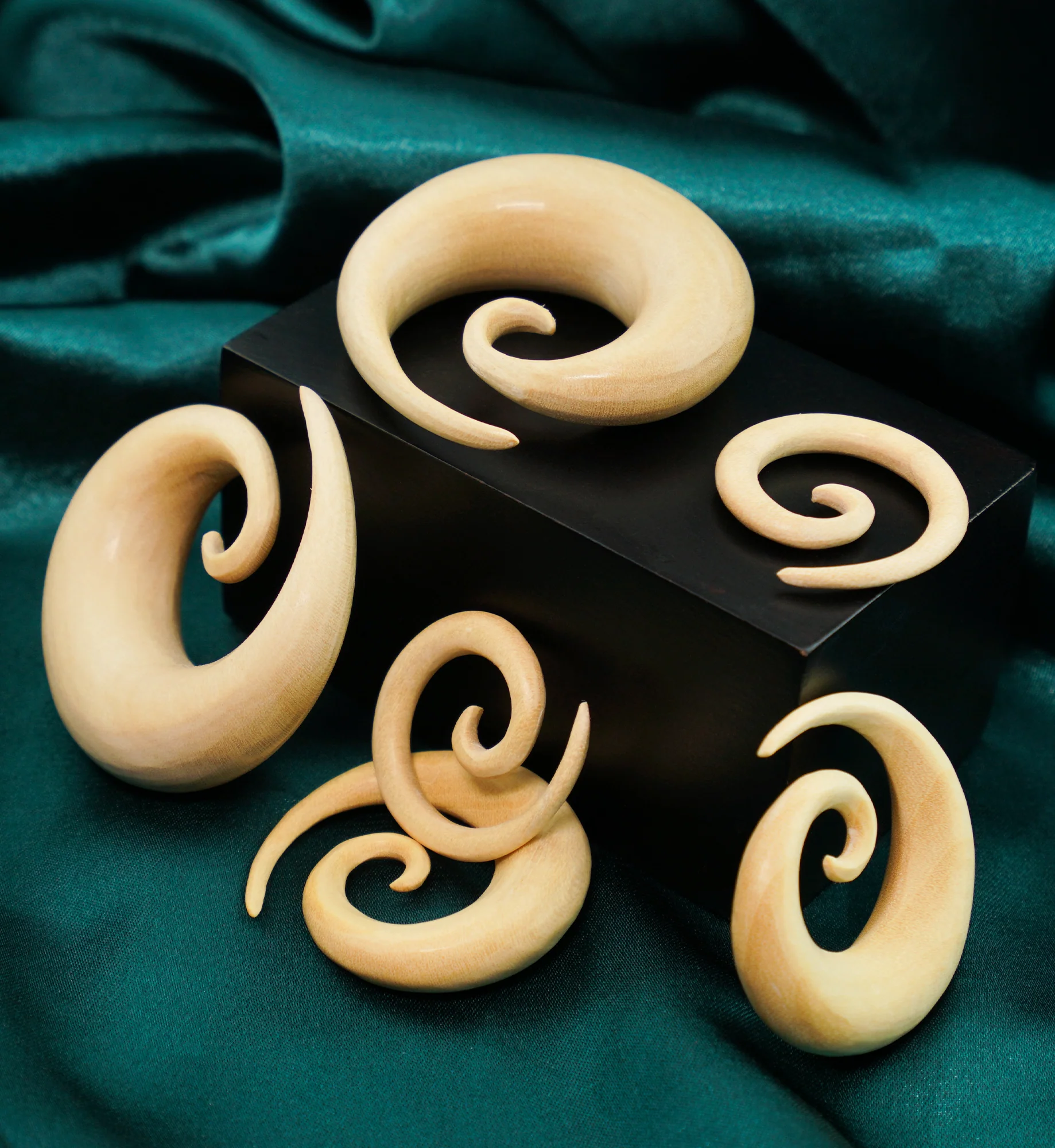 Crocodile Wood Spirals - Mrs Treak