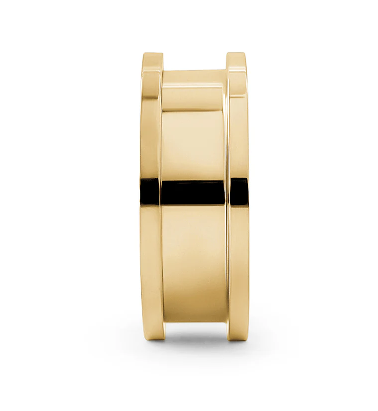 Gold PVD Stainless Steel Screw on Tunnels - Mrs Treak