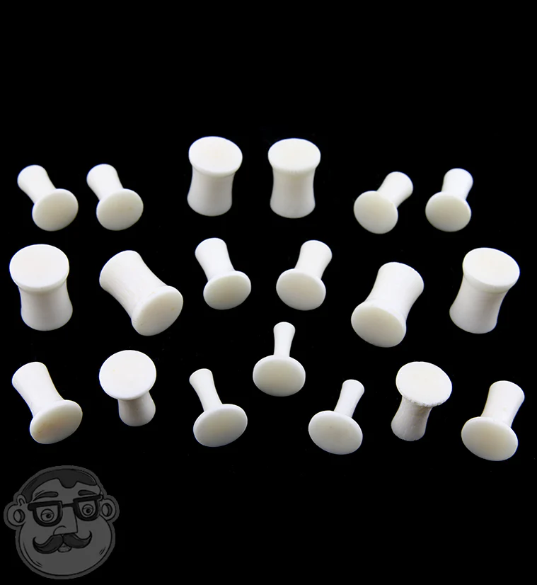 Bone Mayan Flare Plugs - Mrs Treak